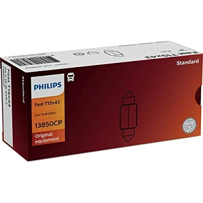 Abbildung von Glühlampe Sekundär PHILIPS C15W Vision 24V, 15W