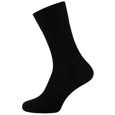 Abbildung von Nur Der Herren Weich &amp; Haltbar Komfort Feuchtigkeitsregulierung Mit Komfortbund Socken, Schwarz, 39 42 EU