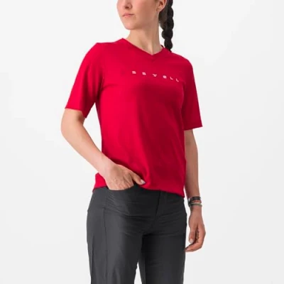 Abbildung von CASTELLI 4523047 611 Trail TECH 2 W Tee T Shirt Women&#039;s Dunkelrot M