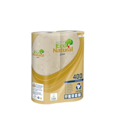 Abbildung von Toilettenpapier Lucart T3 Natur 2 lagig 44mx9,6cm sand 30Rollen/Karton (30 Rollen pro Karton)