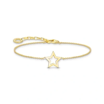 Abbildung von THOMAS SABO Armband mit Stern Anhänger, A2162 001 21 L19V, 413 39 L19V