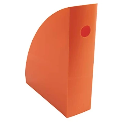 Abbildung von Exacompta 18288D Packung (mit 6 Stehsammler MAG CUBE, 266x82x305 mm, für DIN A4+, robust und praktisch) Stück mandarine