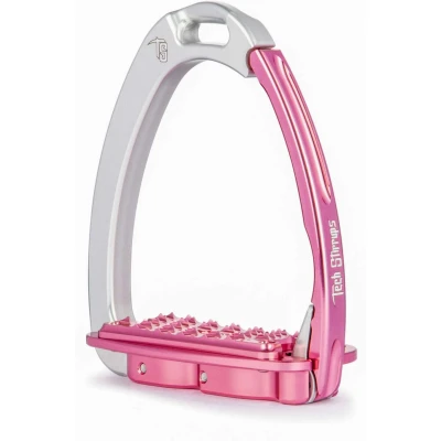 Abbildung von Tech Stirrups Steigbügel Venice Sloped EVO Silber Rosa Adult