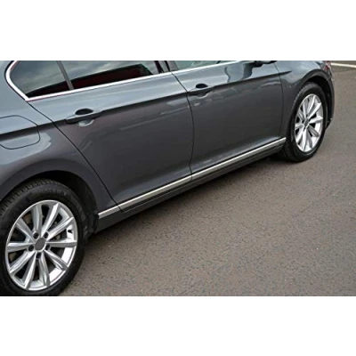 Abbildung von Chrom Seitentürzierleisten für Passat B8 (ab 2016).