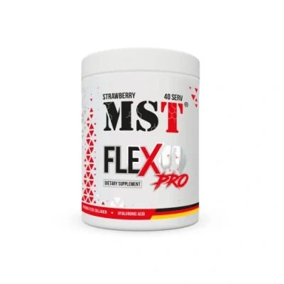 Abbildung von Flex Pro pulver Glucosamine Chondroitin MSM Kollagen hydrolysed Vitamin C D3 (Strawberry)