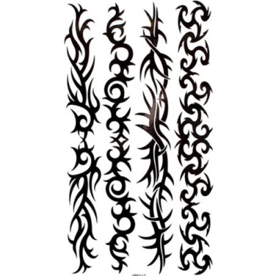 Abbildung von Wasserdichte Fake Tattoos Totem sexy feminine Arm Armband Fußkette Armbinden
