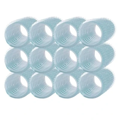 Abbildung von PONIK&#039;S PROFESSIONAL Haarrollen Lockenwickler, Lockenwickler Selbsthaftend Set, Haar Roller 12 Stücke, Locken 28mm, Selbst Griff blau