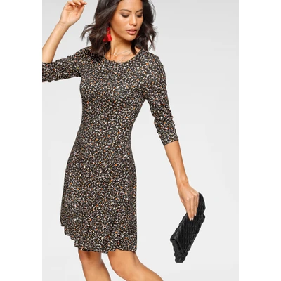 Abbildung von Laura Scott Jerseykleid, mit modischem Allover Print