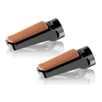 Abbildung von Puig 9189 N Retro FOOTPEGS, schwarz, 2 Stück