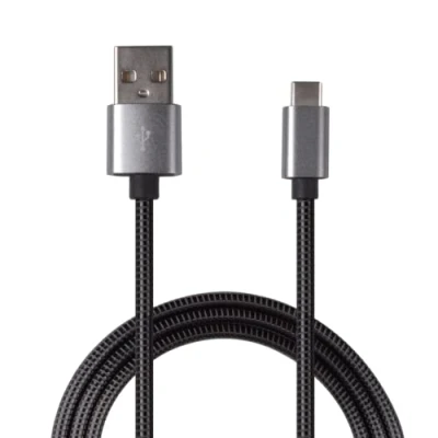 Abbildung von 2GO USB Ladekabel Luxury grau 100cm für Type C 3.1