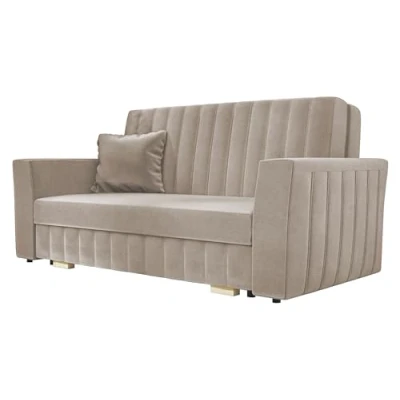 Abbildung von MIRJAN24 Schlafsofa Viva Glam III, mit Bettkasten und Schlaffunktion, 3 Sitzer Polstersofa inkl. Kissen, Wohnlandschaft