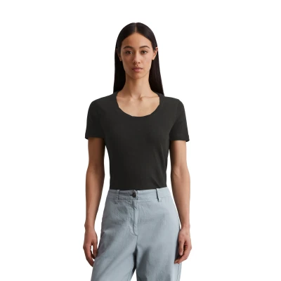 Abbildung von Marc O&#039;Polo Tshirt basic, Damen, Größe: Large, Black