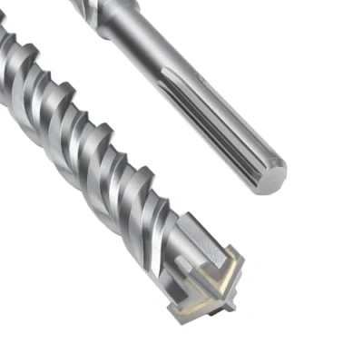 Abbildung von SDS Max Bohrer 35 x 460mm,Betonbohrer mit 4 Hartmetall Schneiden und Doppelwendel,Hammerbohrer Für Beton,Stein,Naturstein