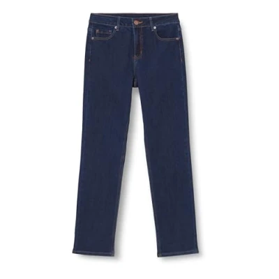 Abbildung von Kaffe Sinem Jeans Straight Leg, Damen, Größe: 42, Dark unwashed blue
