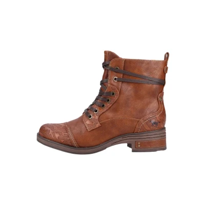 Abbildung von Mustang Schnürstiefelette cognac, Damen, Größe: 39, Cognac Schuhe