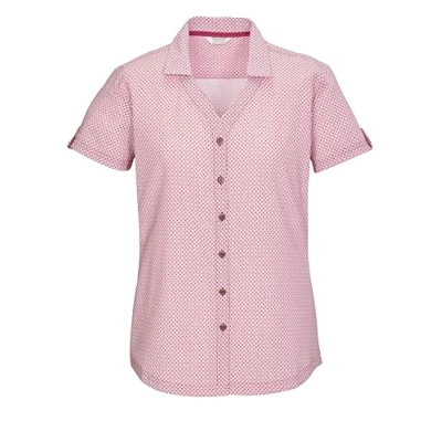 Abbildung von killtec Damen Funktionsbluse Kurzarm/Bluse KOS 46 WMN WVN SHRT, Beaujolais, 48, 42842 000