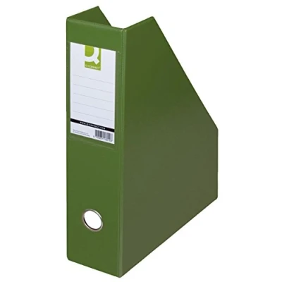 Abbildung von Q Connect KF16212 Stehsammler A4 76mm grün