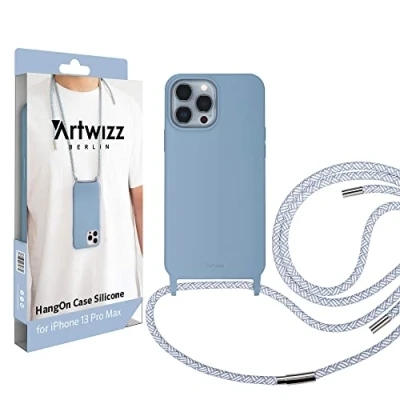 Abbildung von Artwizz Hangon FOR 13 PRO MAX Handytasche, Größe: One Size, Hellblau