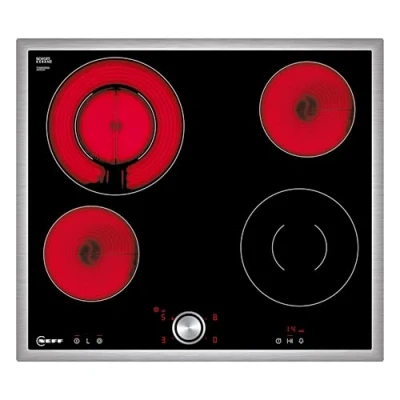 Abbildung von NEFF T16BT60N0 N70, autarkes Elektrokochfeld, Schwarz, 60 cm breit, Made in Germany, TwistPad, Edelstahl Rahmen, Amazon Exclusive Edition