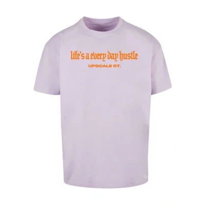 Abbildung von Upscale by Mister Tee Hustle Tshirt print, Herren, Größe: XS, Lilac