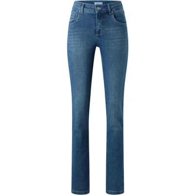 Abbildung von Angels Jeans Straight Leg, Damen, Größe: 34x30, Dark stone