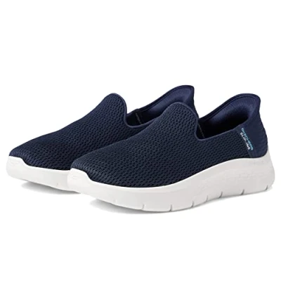 Abbildung von Skechers Damen Women&#039;s Hands Free Slip ins Go Walk Flex Relish Sneaker, Marineblau, 35 EU Weit