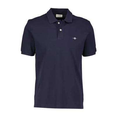 Abbildung von GANT Herren Reg Emb Archive Shield Polohemd, Evening Blue, 3XL EU