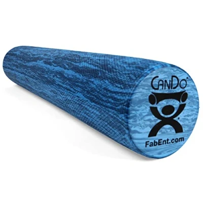 Abbildung von CanDo EVA Schaumstoffrolle (feuchtigkeits und bakterienabweisend), Trainingsrolle Pilates, Physio, Yoga, Fitness, 91 x 15 cm