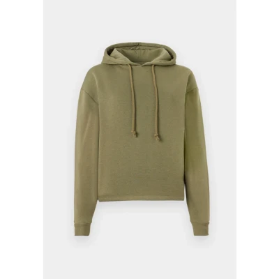 Abbildung von Pieces Chilli LS NOOS BC Kapuzenpullover, Damen, Größe: XL, Deep lichen green