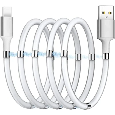 Abbildung von PRENDELUZ magnetisches Ladekabel, super organisiert, Nano Datenkabel, kompatibel mit Telefon 11/XS/XS Max/XR/X/8/8 Plus/7/7 Plus/6s/6s Plus/6/6 Plus/SE/5s/5c/5/Pad/Pod (USB auf