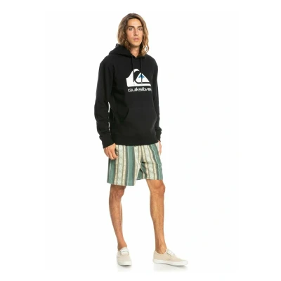 Abbildung von Quiksilver BIG LOGO Kapuzenpullover, Herren, Größe: XS, Black