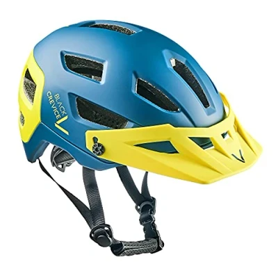 Abbildung von Black Crevice MTB Fahrradhelm, Petrol/Yellow, S/M (54 58cm)…