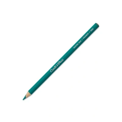 Abbildung von Conté a Paris 2143 Pastellstifte mit hoher Lichtechtheit aus hochwertigen Pigmente für Skizzen und Portraits, Ø Mine 5mm, Stift 8,5mm Preussgrün