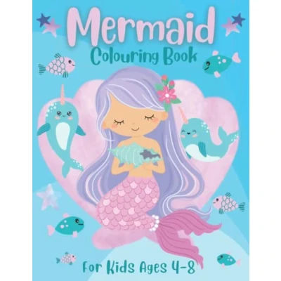 Abbildung von Mermaid Colouring Book for Kids Ages 4 8 (Girls Books 8)