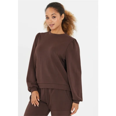 Abbildung von Athlecia Jillnana W V2 Balloon Sleeve Sweat Damen (Pflaume 38) Fitnessbekleidung