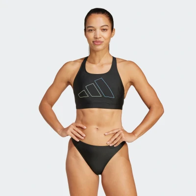 Abbildung von adidas Performance BIG BARS SET Bikini, Damen, Größe: 44, Black