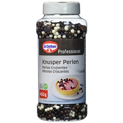 Abbildung von Dr. Oetker Professional Knusper Perlen, 3 Farben, 450 g Dose