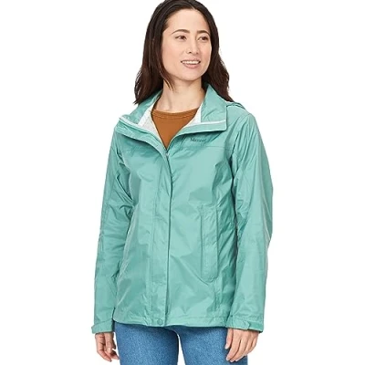 Abbildung von Marmot Damen PreCip Eco Jacket, Wasserdichte Regenjacke, winddichter Regenmantel, atmungsaktiver, faltbarer Hardshell Windbreaker, ideal zum Fahrradfahren &amp; Wandern