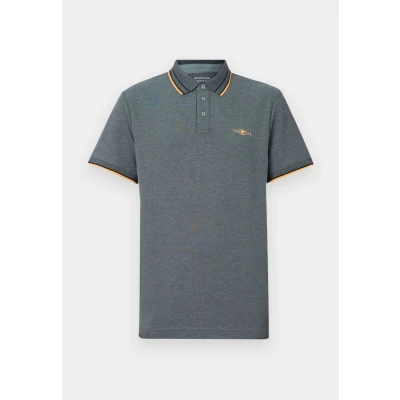 Abbildung von TOM Tailor Poloshirt, Herren, Größe: Large, Navy/grey mint