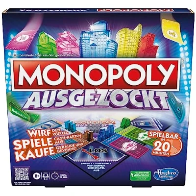 Abbildung von Hasbro Spiel, Gesellschaftsspiel Gaming, Monopoly Ausgezockt