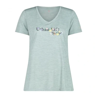 Abbildung von CMP Jersey T Shirt Melange für Damen, Jade Mel., 40, Mel, 34