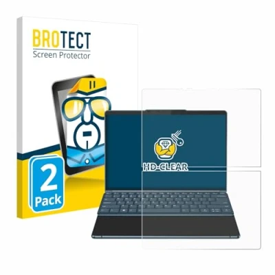 Abbildung von BROTECT (2 Stück Schutzfolie für Lenovo Yoga Book 9i Gen 8 Displayschutz Folie Ultra Klar