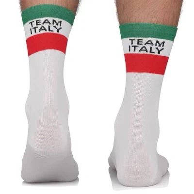 Abbildung von TODO Fahrradsocken Herren und Damen. Atmungsaktive Rennrad Socken. Team Italy Fahrrad Socken, Radsocken (Italy Flag Socken 39 42)