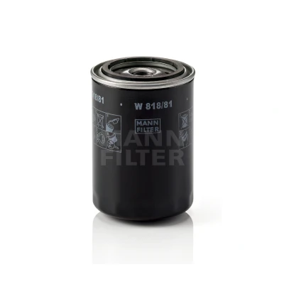 Abbildung von MANN FILTER W 818/81 Ölfilter 3/4 16 UNF mit einem Rücklaufsperrventil Anschraubfilter TOYOTA: HILUX 5 Pick up, Corolla Limousine