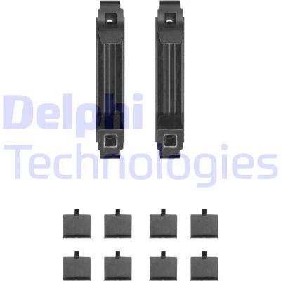 Abbildung von DELPHI LX0704 Zubehörsatz, Scheibenbremsbelag BMW: 5 Touring, Limousine, 7