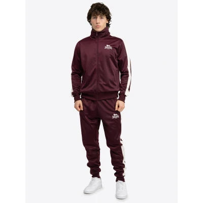 Abbildung von Lonsdale Herren Pember Jogginganzug, Oxblood/Ecru, S