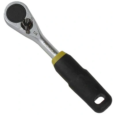 Abbildung von Proxxon 23158 Micro Ratsche (Schraubendreher), 1/4&quot; Bit Aufnahme, 23 x 12 mm extrem schlanker Kopf