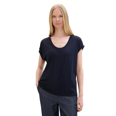 Abbildung von TOM Tailor Tshirt basic, Damen, Größe: Small, Sky captain blue