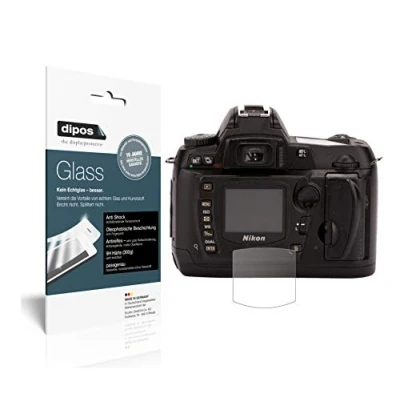 Abbildung von dipos I 2X Displayschutz matt kompatibel mit Nikon D70 Schutzfolie 9H Anti Shock