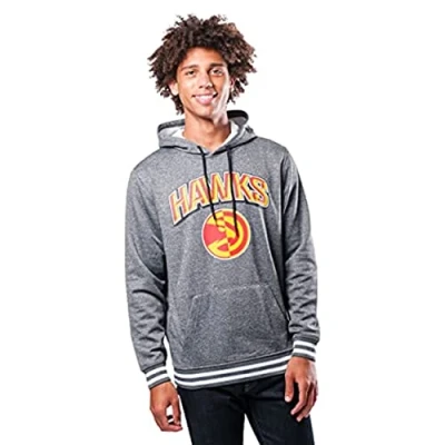 Abbildung von Ultra Game NBA Herren Stripe Soft Fleece Pullover Hoodie Sweatshirt